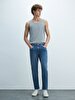Sawyer 5 Tapered Leg Mid Waist Jean Trousers