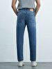 Sawyer 5 Tapered Leg Mid Waist Jean Trousers