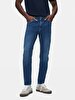 Jumy 5 Tapered Leg Mid Waist Jean Trousers