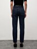 Wanda Düz Paça Yüksek Bel Jean Trousers