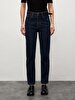 Wanda Düz Paça Yüksek Bel Jean Trousers