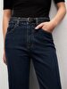 Wanda Düz Paça Yüksek Bel Jean Trousers