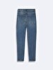 Marcella B Dar Paça Yüksek Bel Jean Trousers