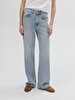 Vionne H Geni̇ş Paça Yüksek Bel Jean Trousers