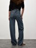 Vionne H Geni̇ş Paça Yüksek Bel Jean Trousers