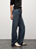 Vionne H Geni̇ş Paça Yüksek Bel Jean Trousers