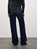 Vionne H Geni̇ş Paça Yüksek Bel Jean Trousers