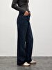 Vionne H Geni̇ş Paça Yüksek Bel Jean Trousers