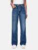 Danica L Wide Leg Yüksek Bel Jean Trousers