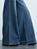 Mariam Geni̇ş Paça Yüksek Bel Jean Trousers