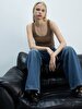 Mariam Geni̇ş Paça Yüksek Bel Jean Trousers