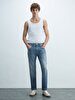 Paul P Düz Paça Orta Bel Jean Trousers