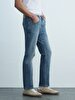 Paul P Düz Paça Orta Bel Jean Trousers