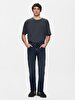 Paul P Düz Paça Orta Bel Jean Trousers