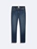 New Smarty Tapered Leg Mid Waist Jean Trousers