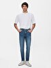 New Smarty Tapered Leg Mid Waist Jean Trousers