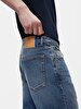 Lioren Düz Paça Orta Bel Jean Trousers