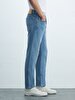Lioren Straight Leg Mid Waist Jean Trousers