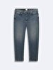 Darien Comfortable Cut Mid Waist Jean Trousers