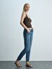 Rebecca Tapered Leg Yüksek Bel Jean Trousers