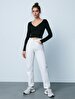 Rebecca Tapered Leg Yüksek Bel Jean Trousers