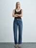 New Wanda Dar Paça Comfortable Cut Jean Trousers