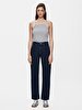 New Wanda Dar Paça Comfortable Cut Jean Trousers