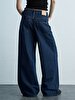 Denissa Geni̇ş Paça Yüksek Bel Jean Trousers