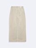 Lyorna Embossed Pattern Straight Leg Yüksek Bel Jean Trousers