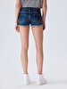 Judie Düşük Bel Jean Shorts
