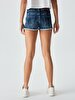 Judie Düşük Bel Jean Shorts