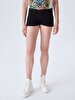 Judie Düşük Bel Jean Shorts