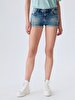 Judie Düşük Bel Jean Shorts
