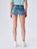 Judie Düşük Bel Jean Shorts