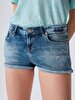 Judie Düşük Bel Jean Shorts
