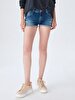 Judie Düşük Bel Jean Shorts