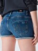 Judie Düşük Bel Jean Shorts