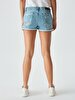 Judie Düşük Bel Jean Shorts
