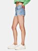 Judie Düşük Bel Jean Shorts
