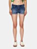 Judie Düşük Bel Jean Shorts