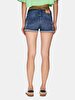 Judie Düşük Bel Jean Shorts