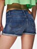Judie Düşük Bel Jean Shorts