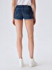 Judie Düşük Bel Jean Shorts