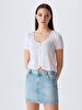 Adrea Mini Jean Skirt