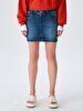 Adrea Mini Jean Skirt