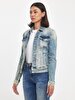 Dean X Sli̇m Jean Jacket