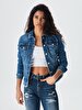 Dean X Sli̇m Jean Jacket