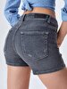Caren Yüksek Bel Jean Shorts