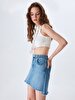 Innie Mini Jean Skirt