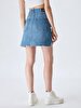 Innie Mini Jean Skirt